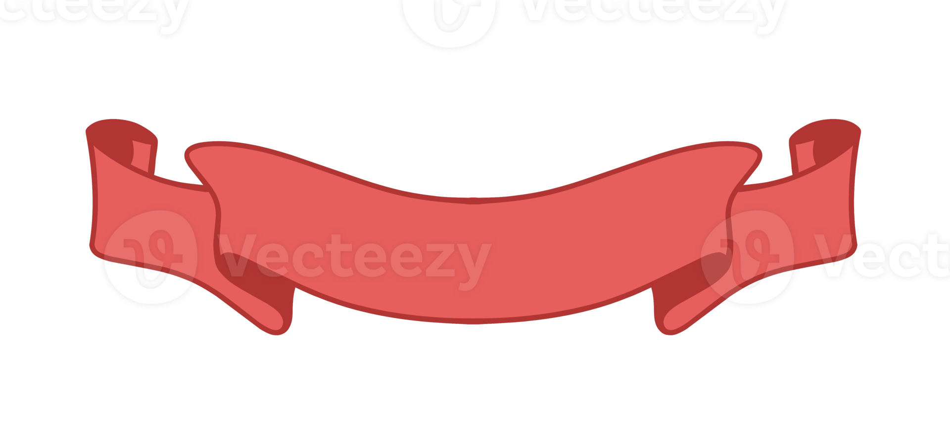 Illustration of banner ribbon png