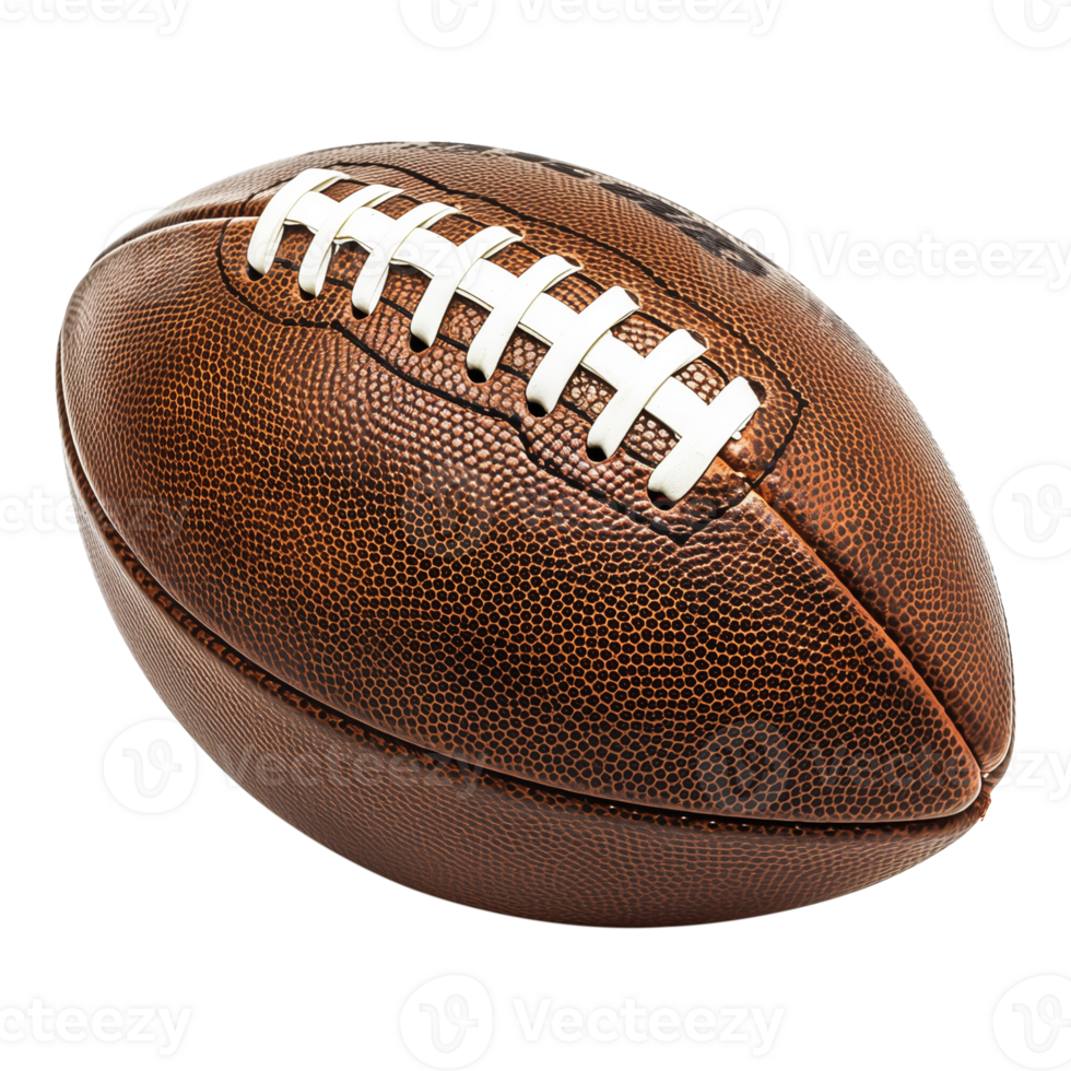 American football ball isolated on transparent background png