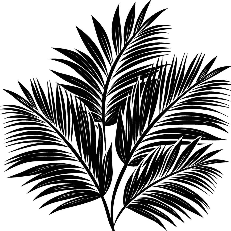 The Symbolism of Palm Leaves vector