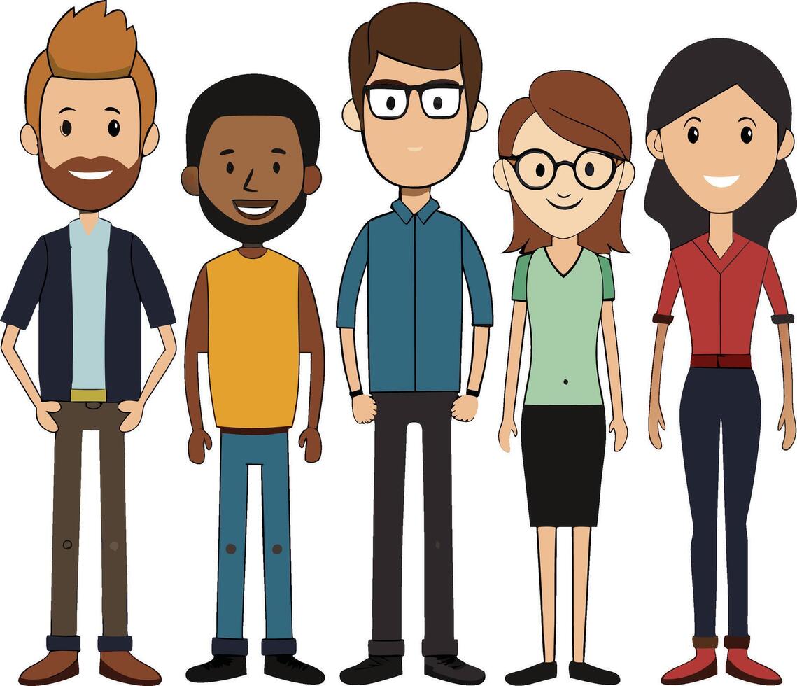 People Set Collection vector
