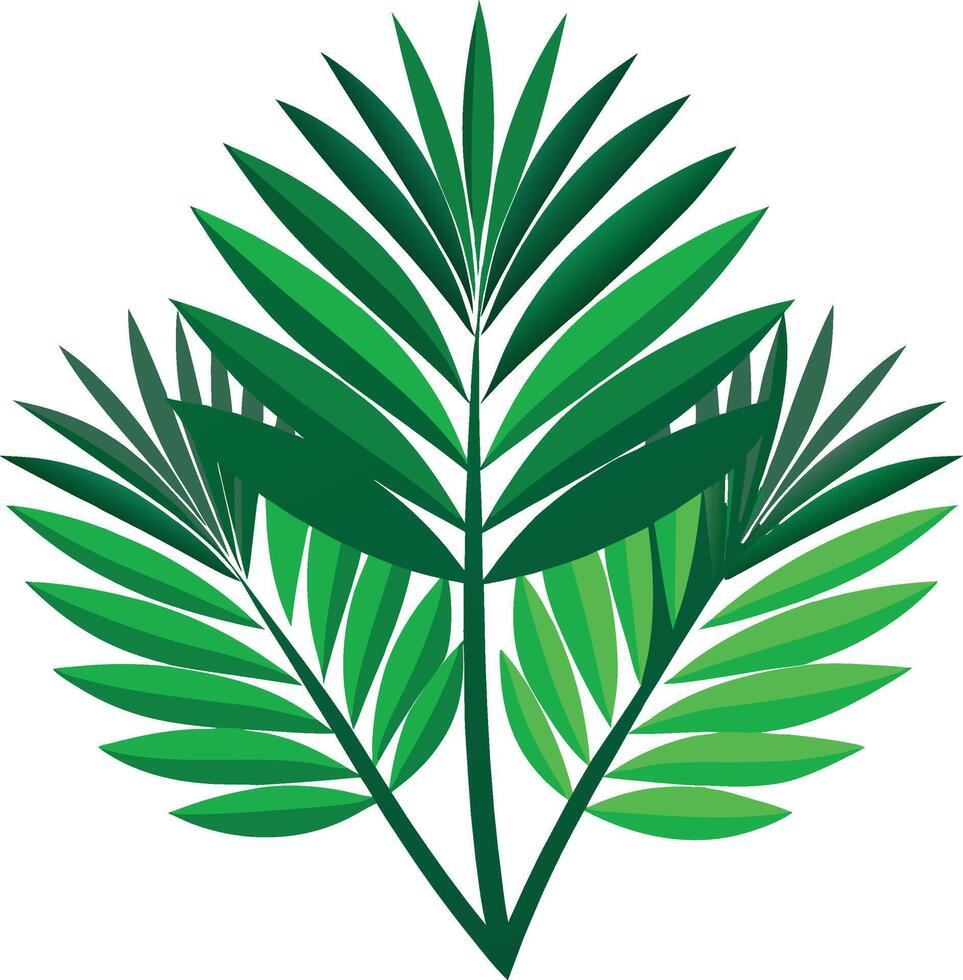 The Symbolism of Palm Leaves vector