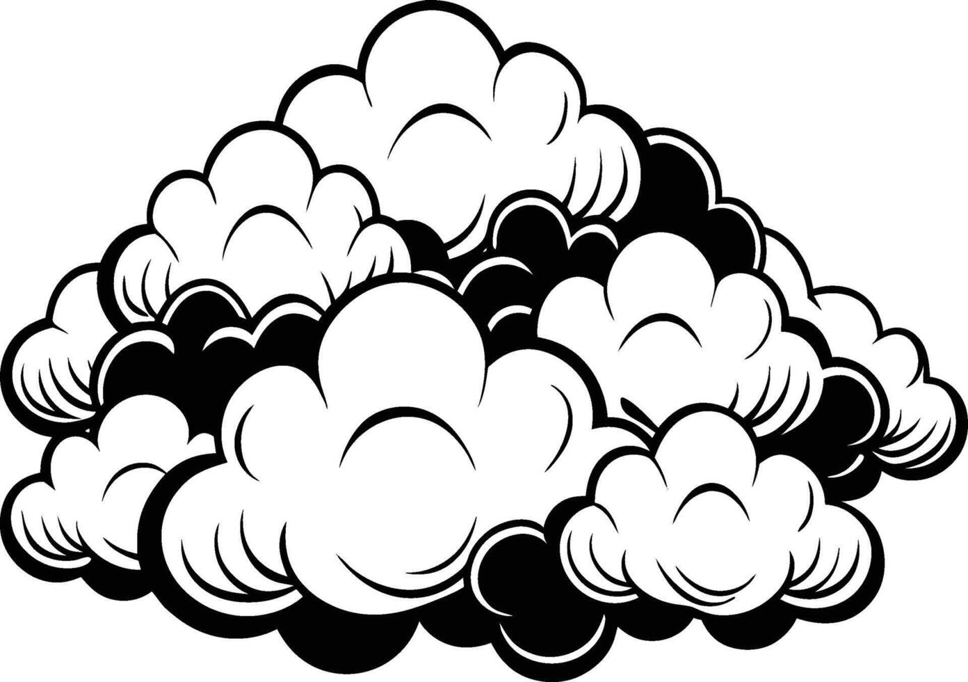 Cartoon Cloud Collection vector