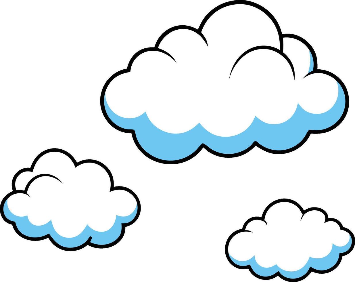 Dreamy Cloud Graphics vector