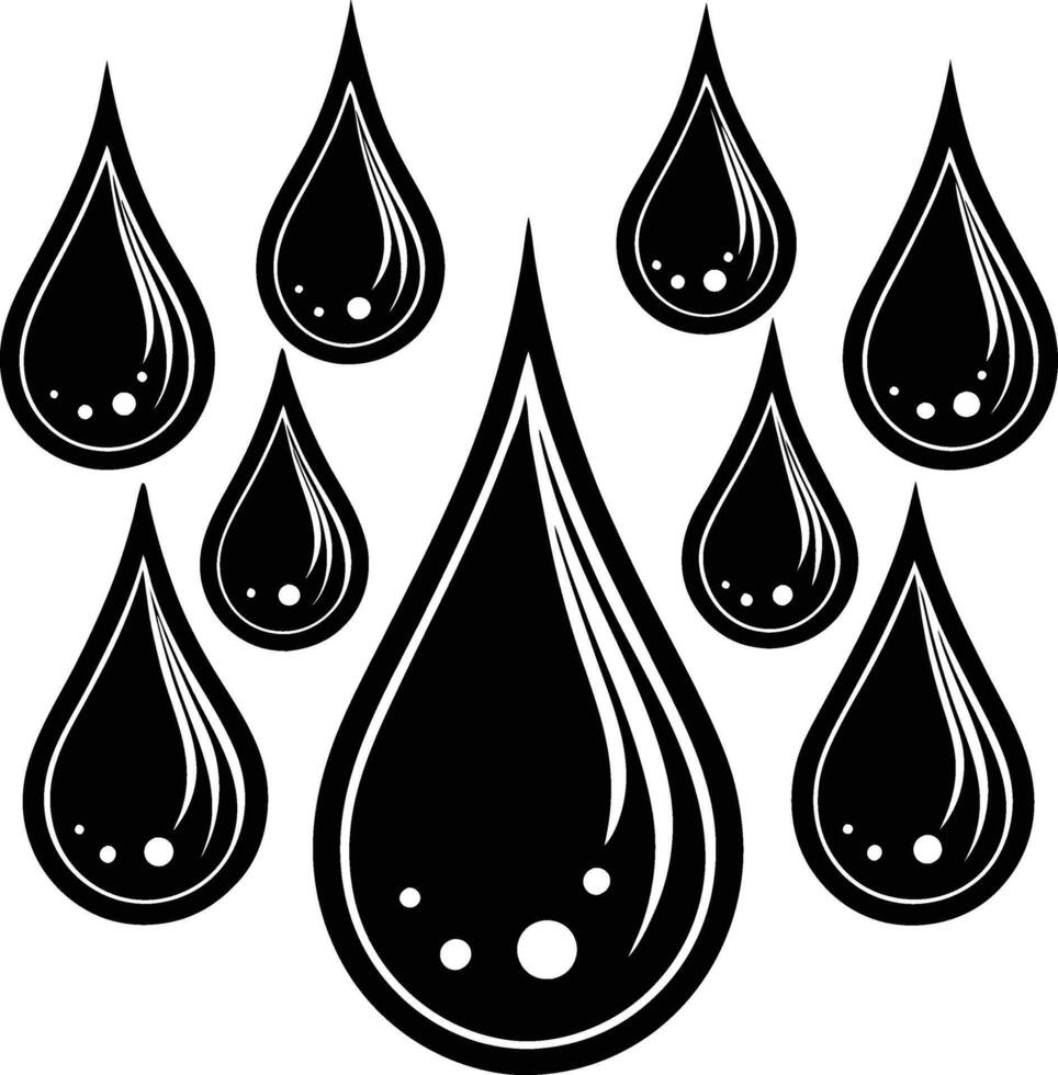 Clear Cascade Graphic vector