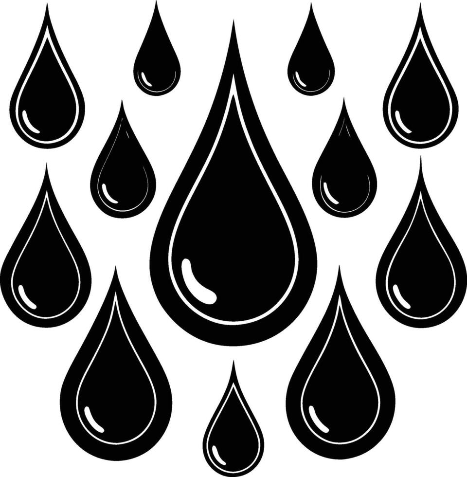 Nature Drop Sign vector