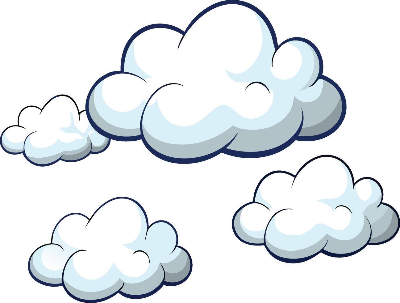 Cloudy Day Artwork vector
