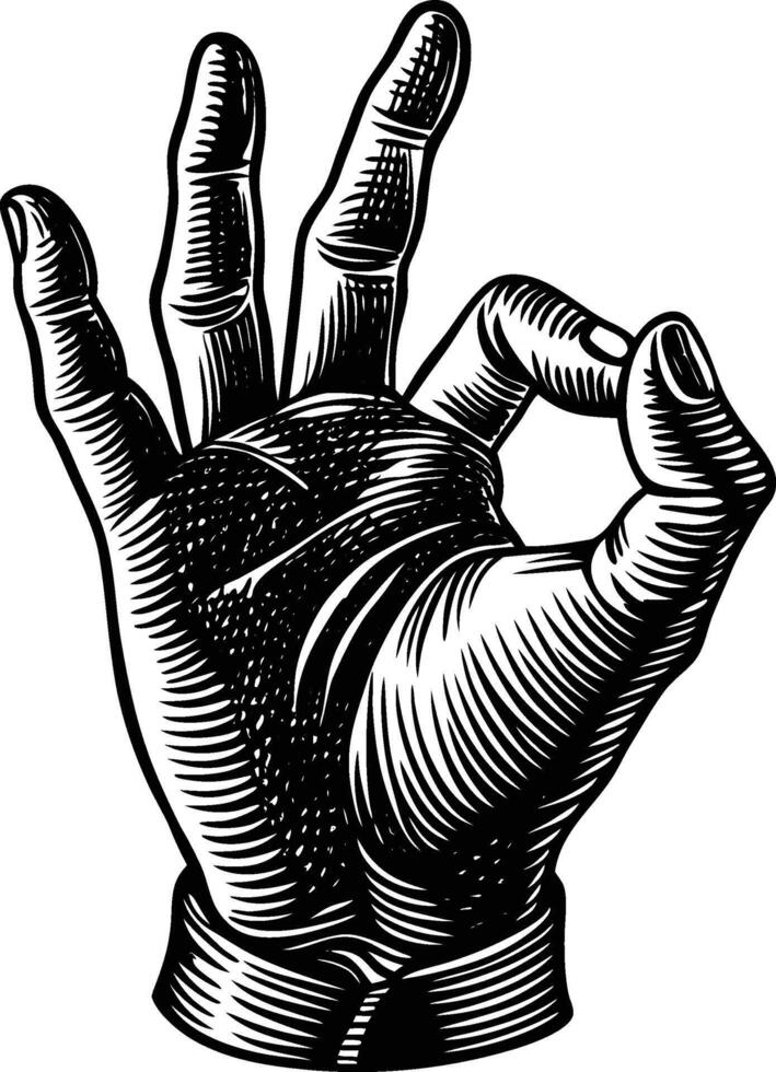 Hand Gesture Graphics vector