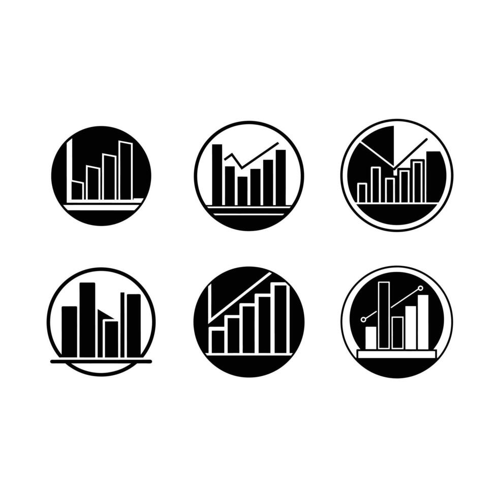 Stylish chart for data visualization and graphic design projects vector