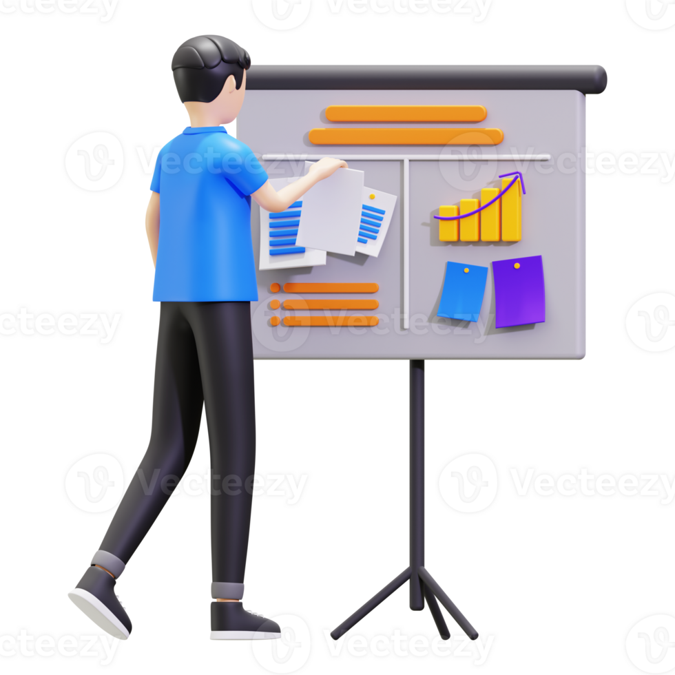 3d Organizing management structure Illustration png