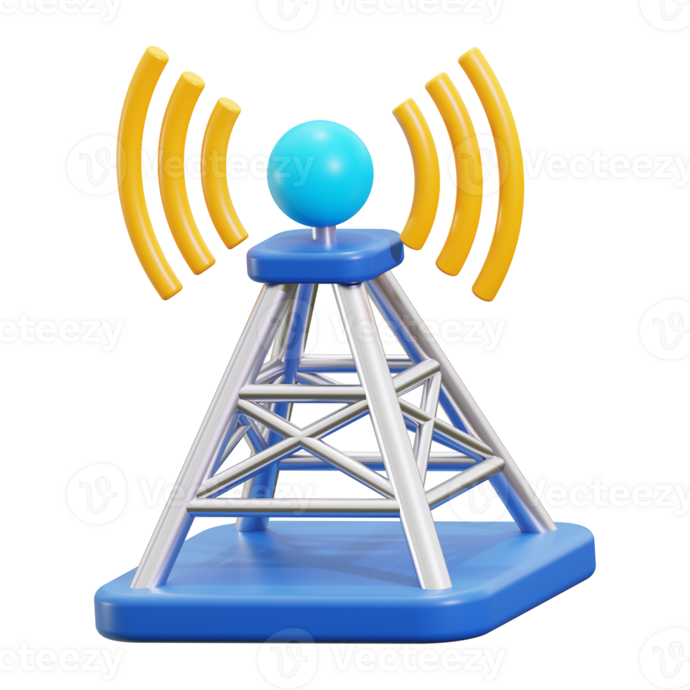 3d internet access icon. Perfect for travel brochures or architectural design projects png