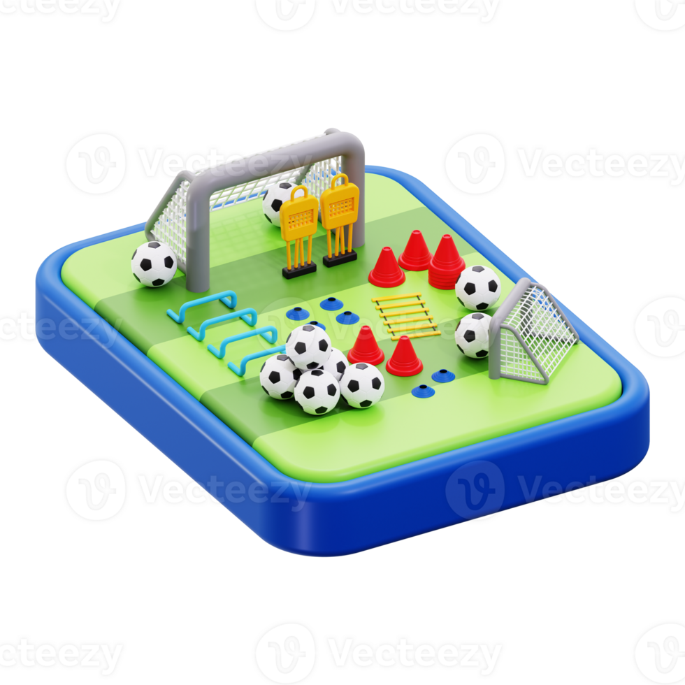 3d Training Center icon. ideal for sports website, coaching materials, or athletic social media posts png