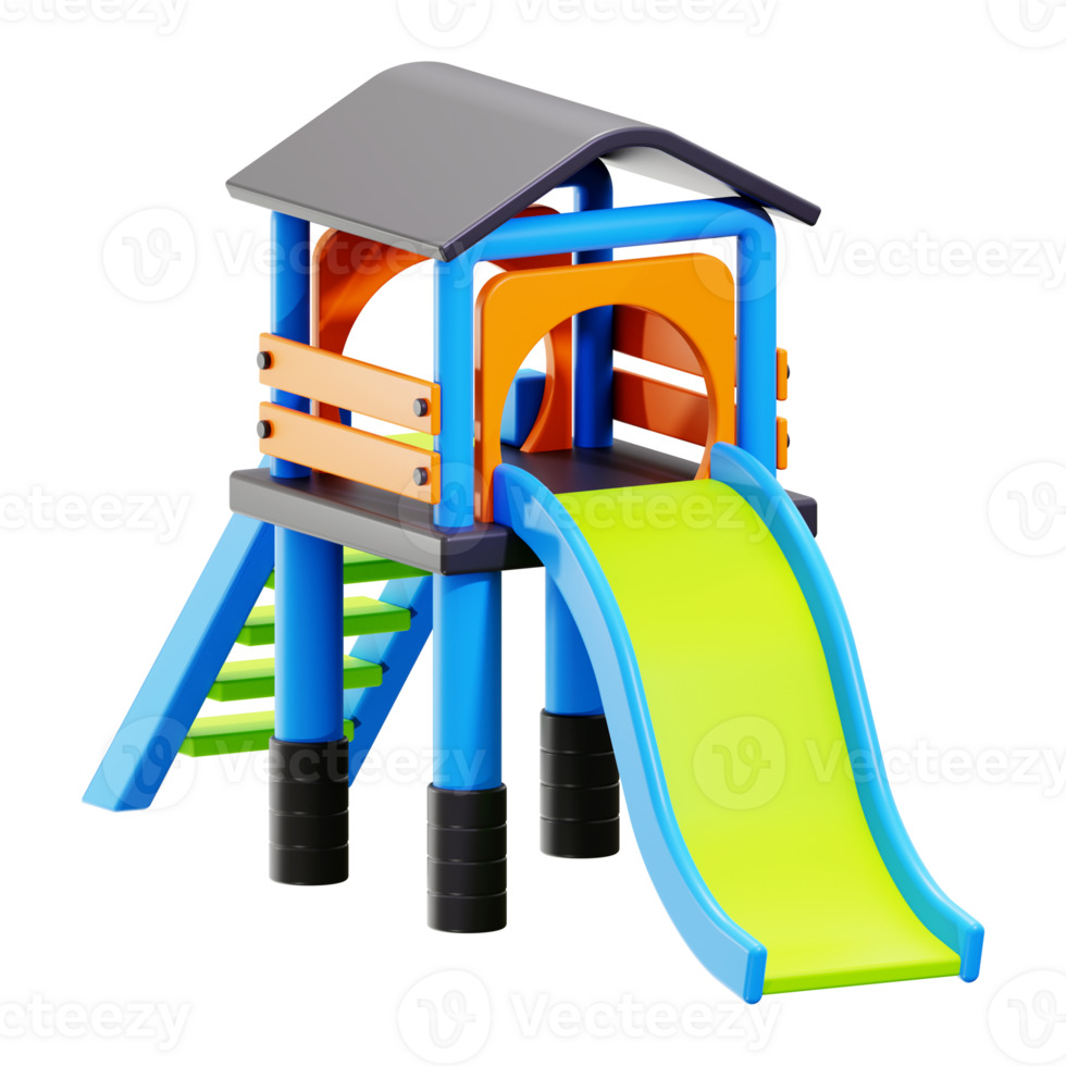 3d Playground icon. Perfect for promoting active play and imagination in children's settings png