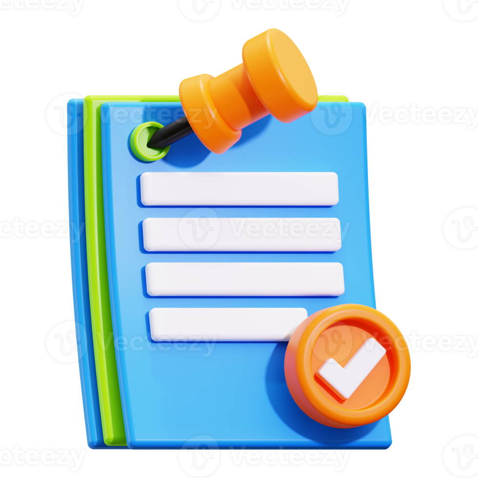 3d memo note icon. perfect for project management, todo lists, organization, and productivity concepts png