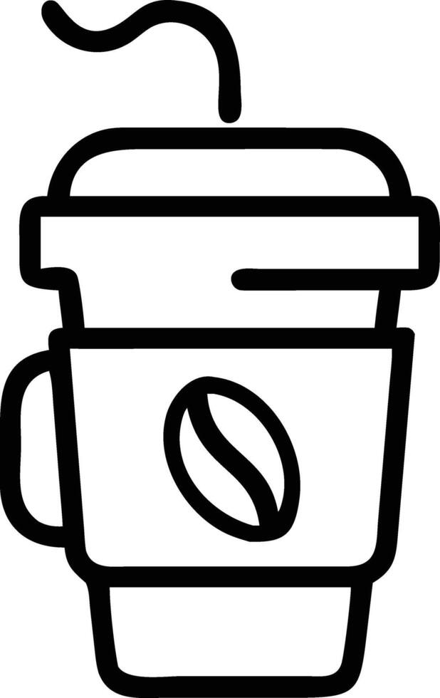 Coffee cup icon vector