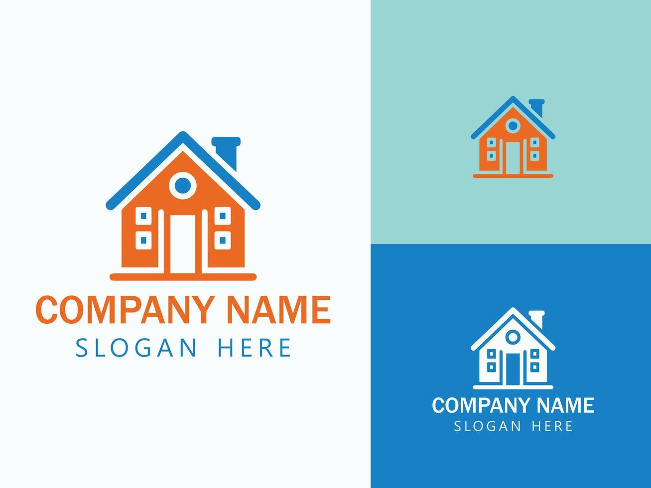 Real Estate Logo Design, Creative vector