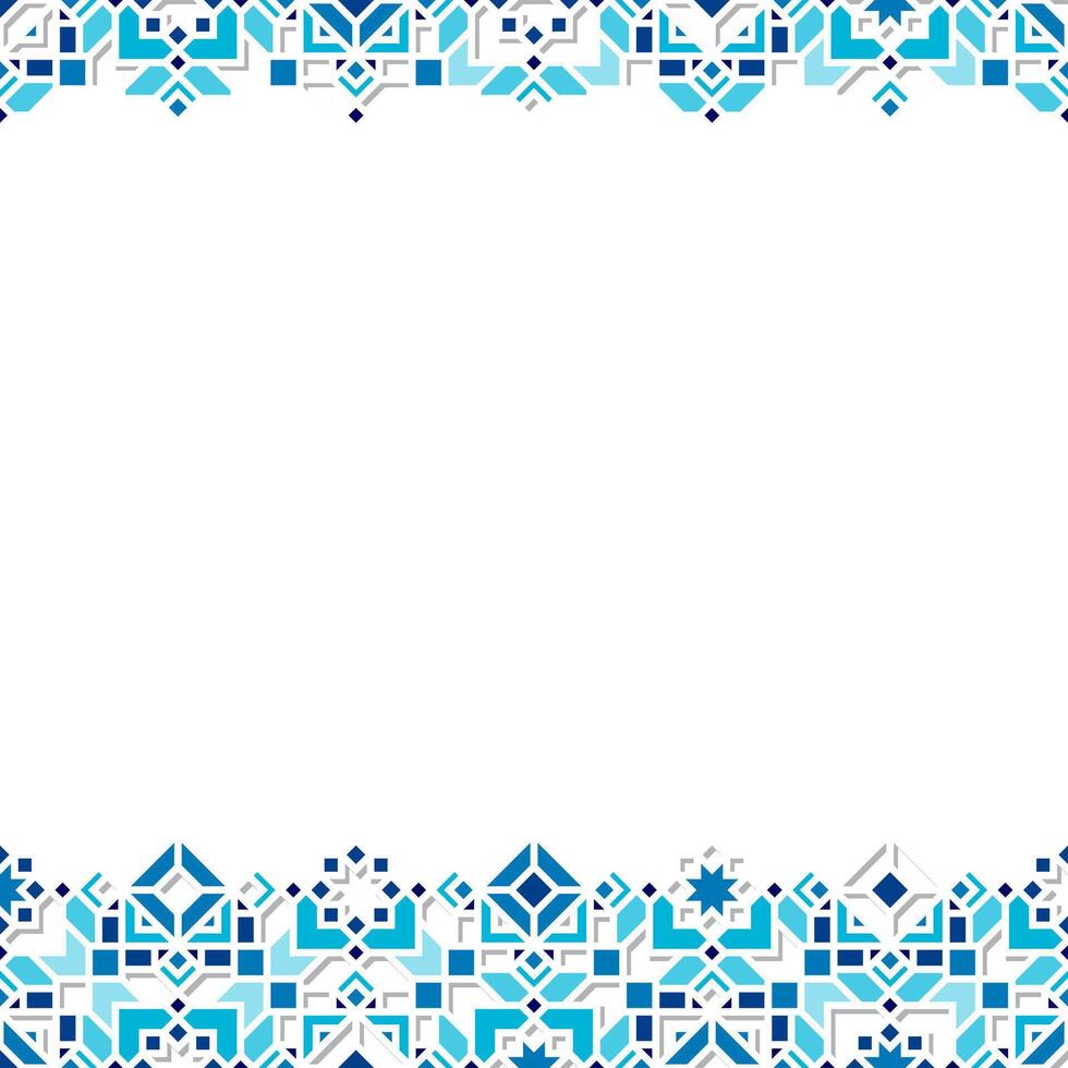 Oriental Ornament Textured Design with Silhouette vector