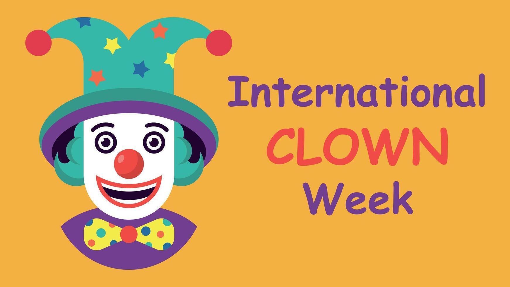 International Clown Week vector
