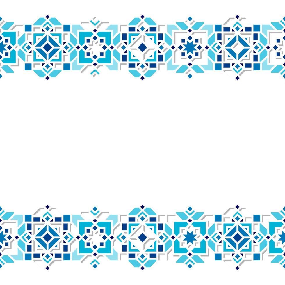 Oriental Ornament Design with Silhouette Texture vector