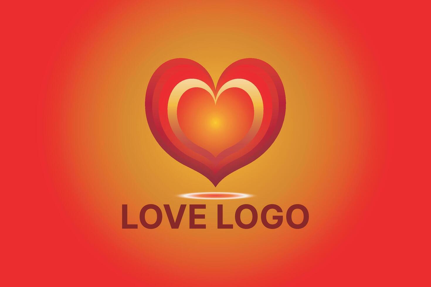 Love icon design. Heart card design. Love background design. vector