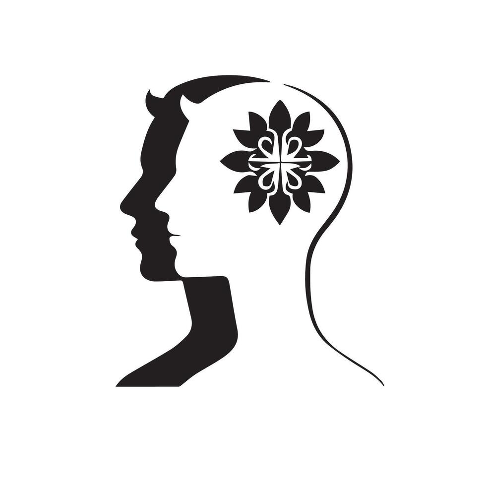 Mental Health Icon, Medical Icon, Pill Clipart, Medicine Symbol vector