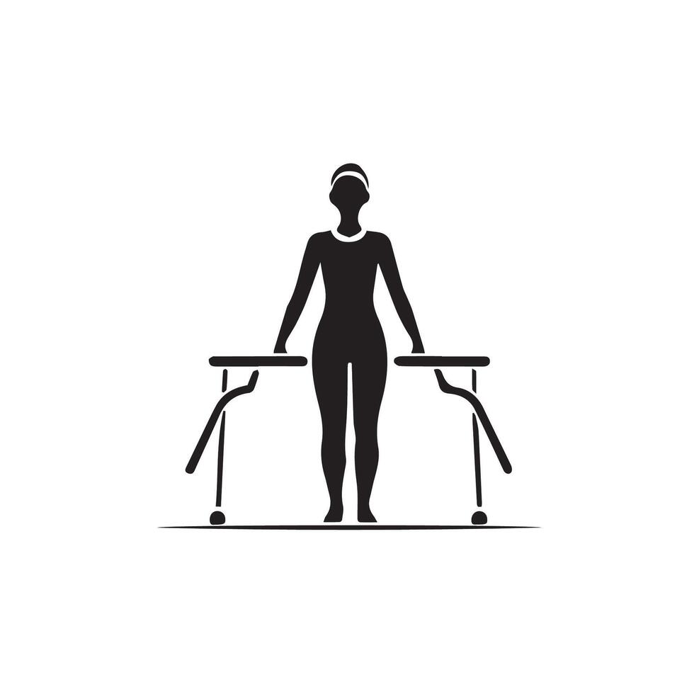 Physical Therapy Icon, Medicine, Health Symbol, Healthcare Symbol vector