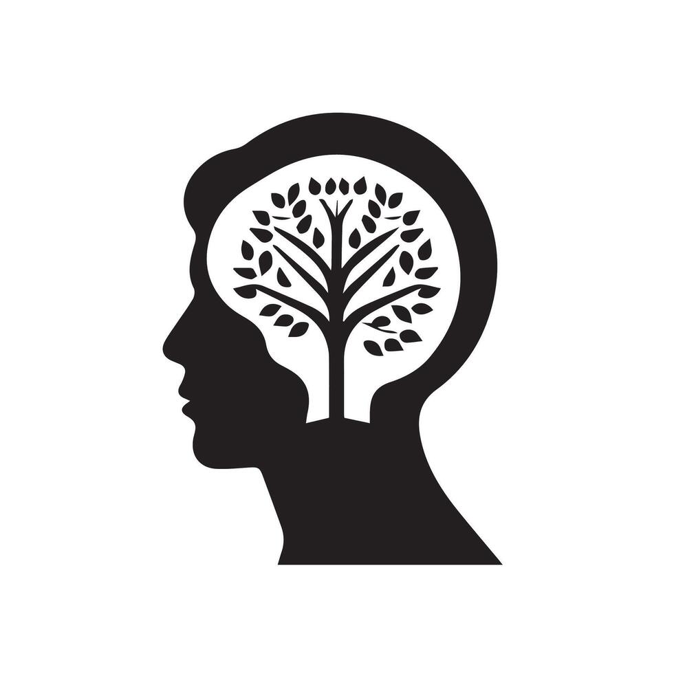 Mental Health Icon, Medical Icon, Hospital Symbol, Healthcare Symbol vector