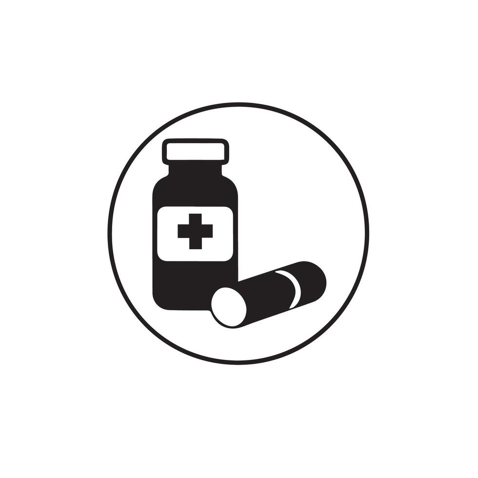 Medication Icon, Health Symbol, Star Of Life, Health Symbol vector