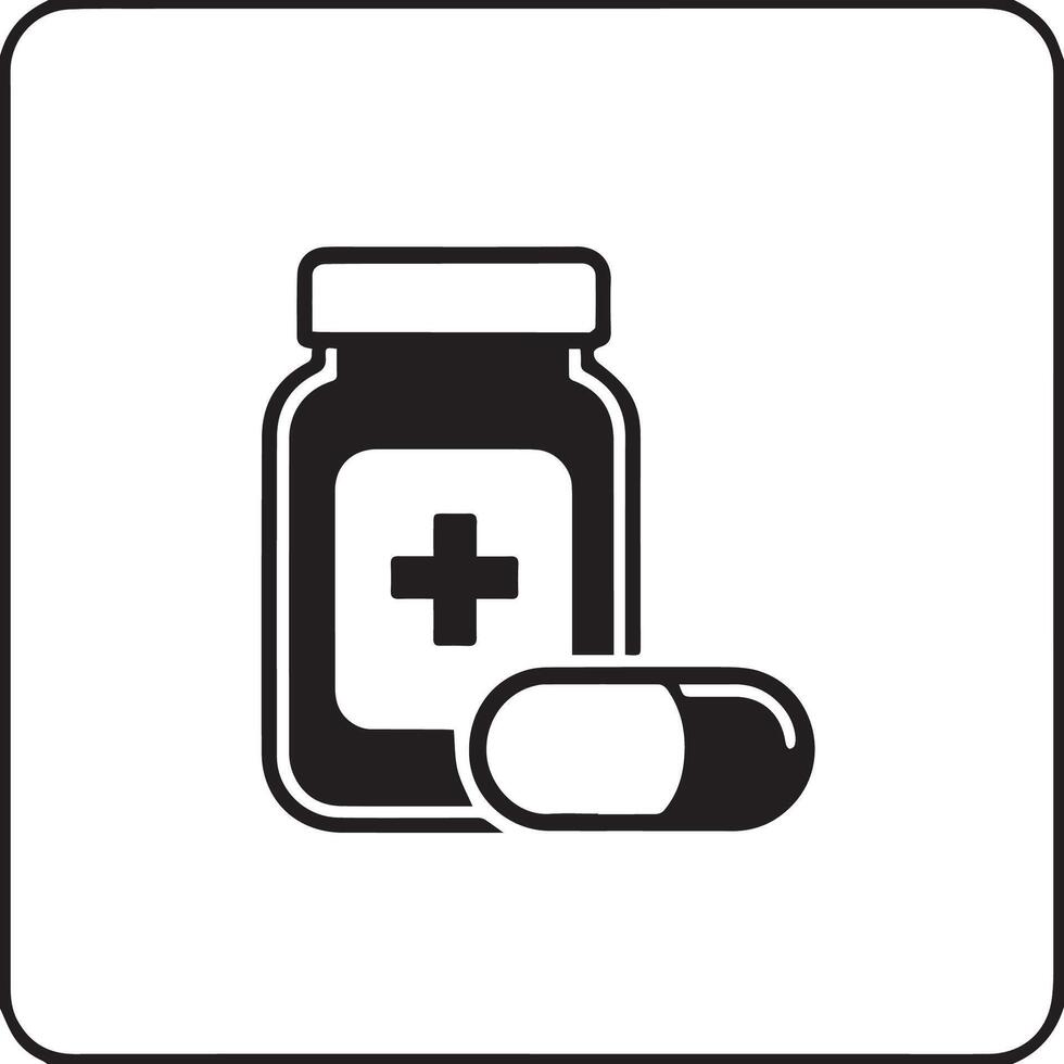 Medication Icon, Medical Doctor Icon, Medicine Drawing, Hospital Symbol vector