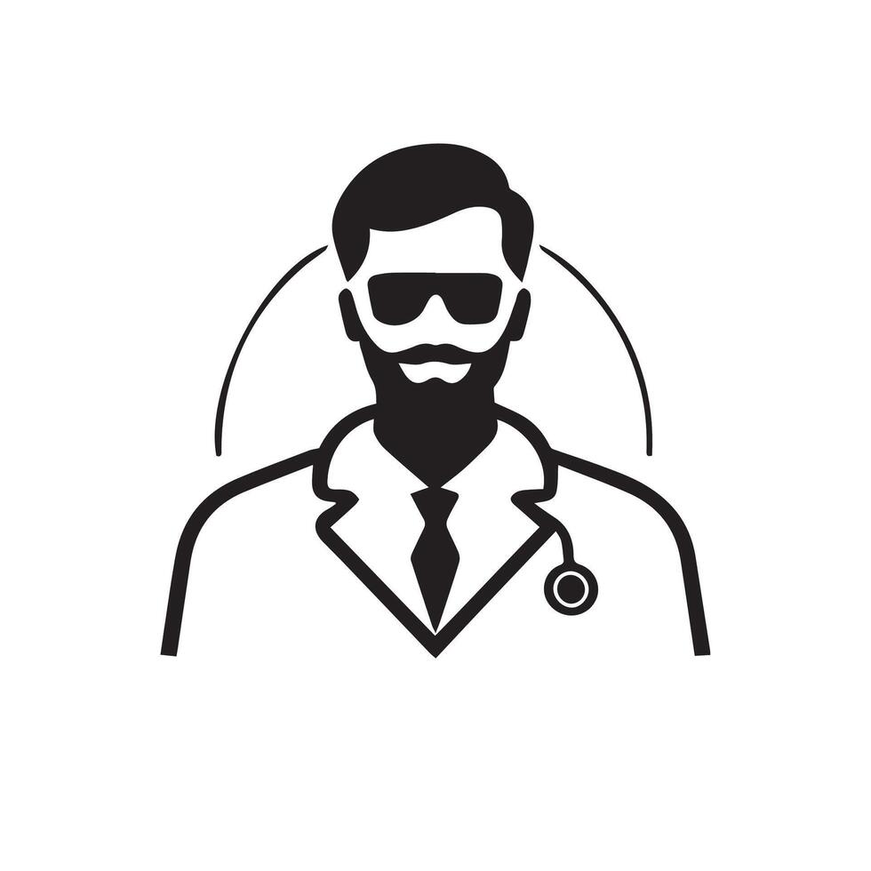 Medical Doctor Icon, Medicine Logo, Star Of Life, First Aid Sign vector