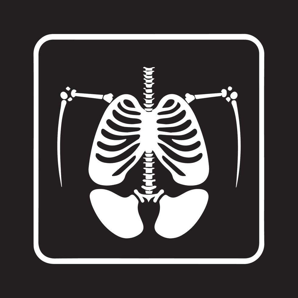 X Ray Icon, Medical Doctor Icon, Medical Sign, Medical Logo vector