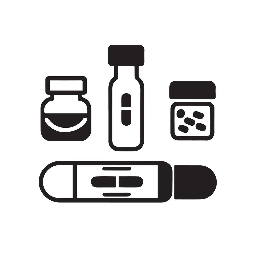 Medication Icon, Medication Icon, Pill Clipart, First Aid Sign vector