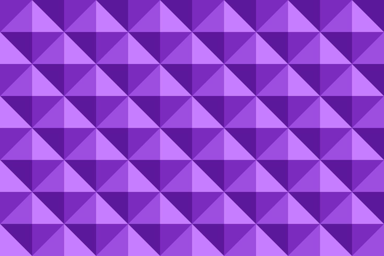 Purple background in diamond shape pattern. Triangle 3D pixel background. vector