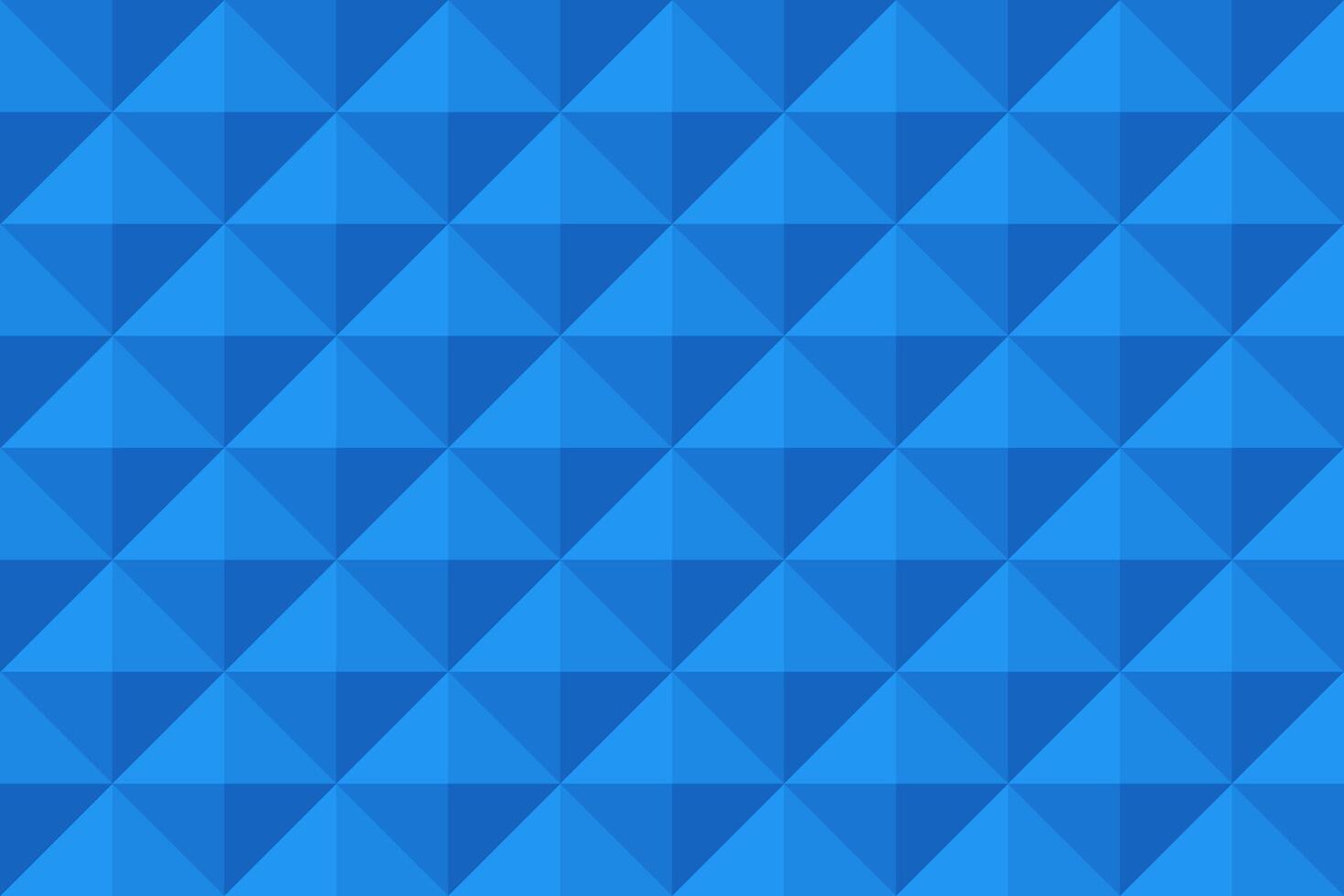 Blue background in diamond shape pattern. Triangle 3D pixel background. vector