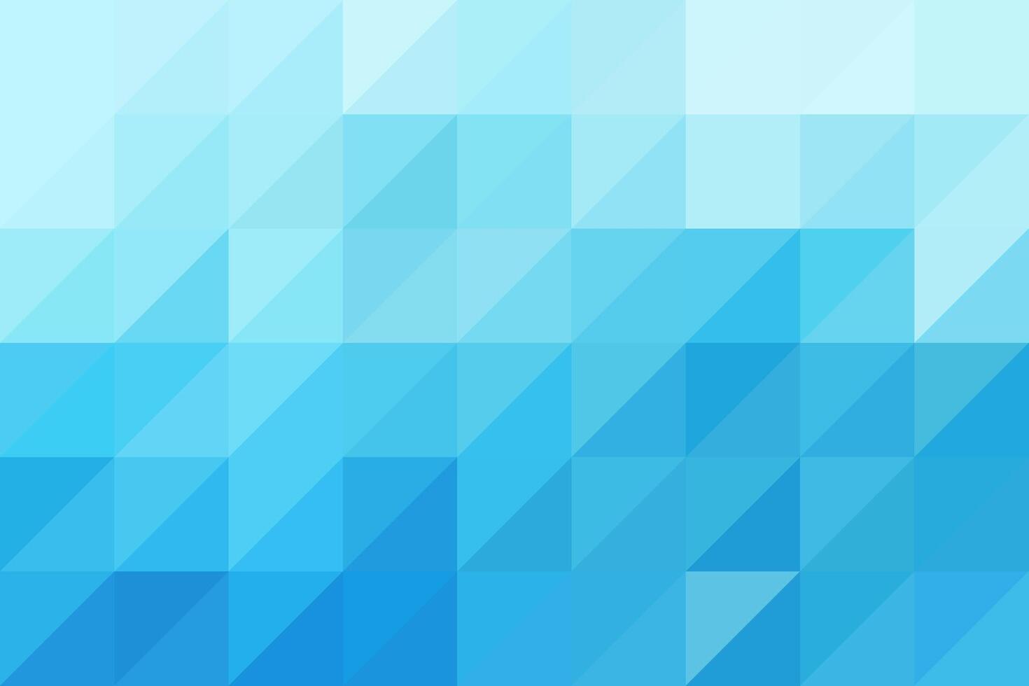 Blue mosaic triangle background. Gradient abstract geometric pixel background. vector