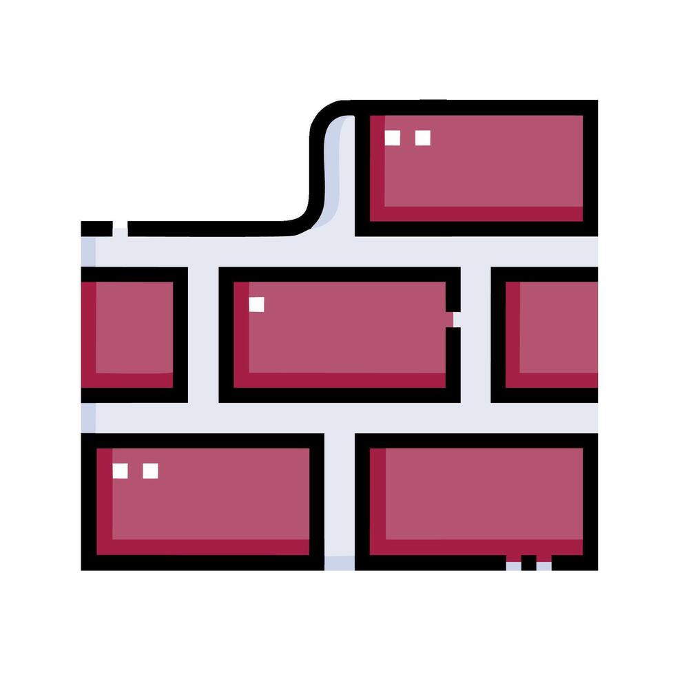 A brick wall with several windows in it vector