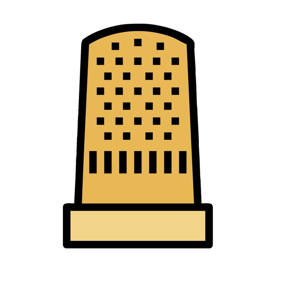 A thimble icon on a white background vector