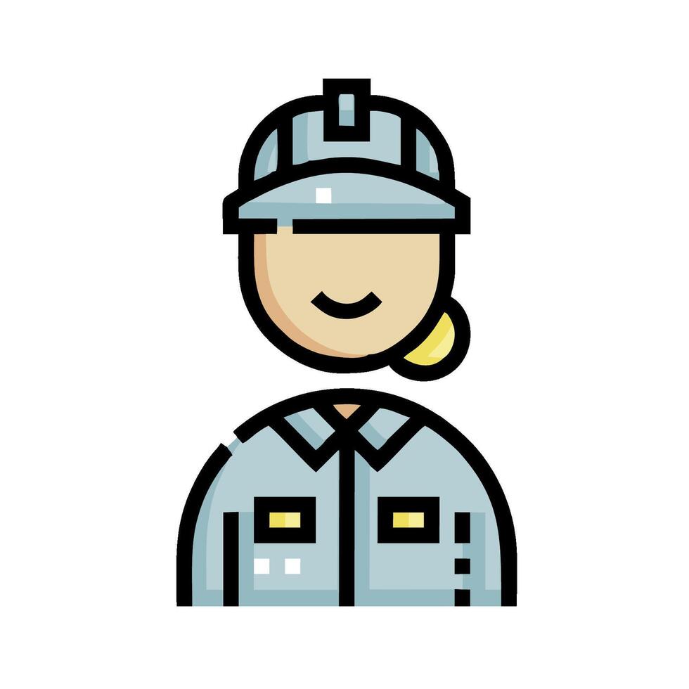 A man in a hat and uniform vector