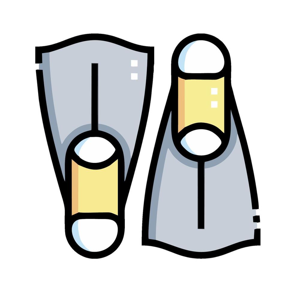 Two pairs of shoes with yellow and white stripes vector