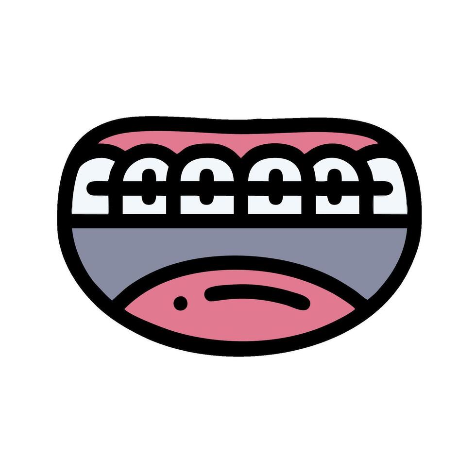 A cartoon tooth with a smile on it vector