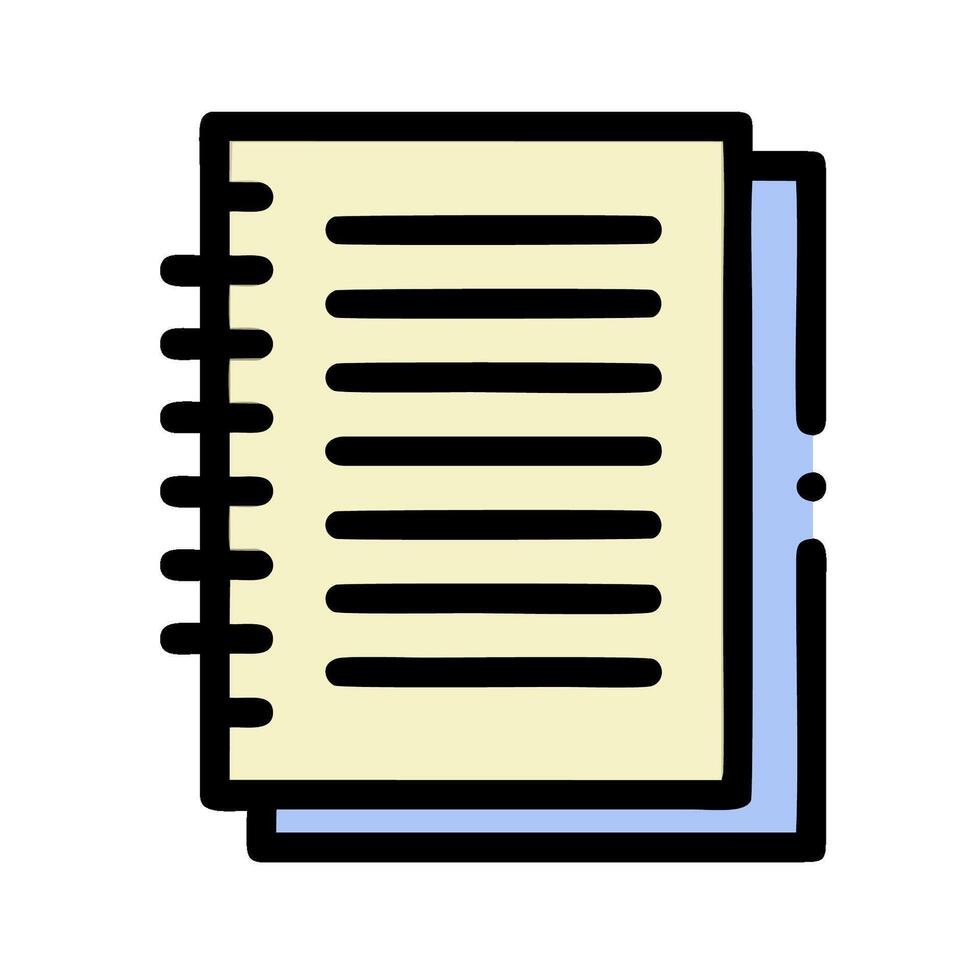 Notebook icon illustration design vector