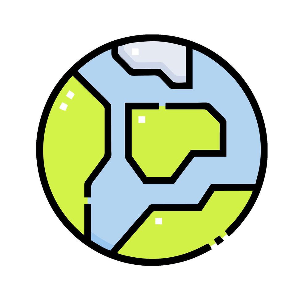 Planet earth icon illustration design vector