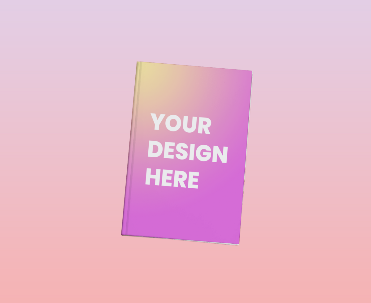 book mockup design psd