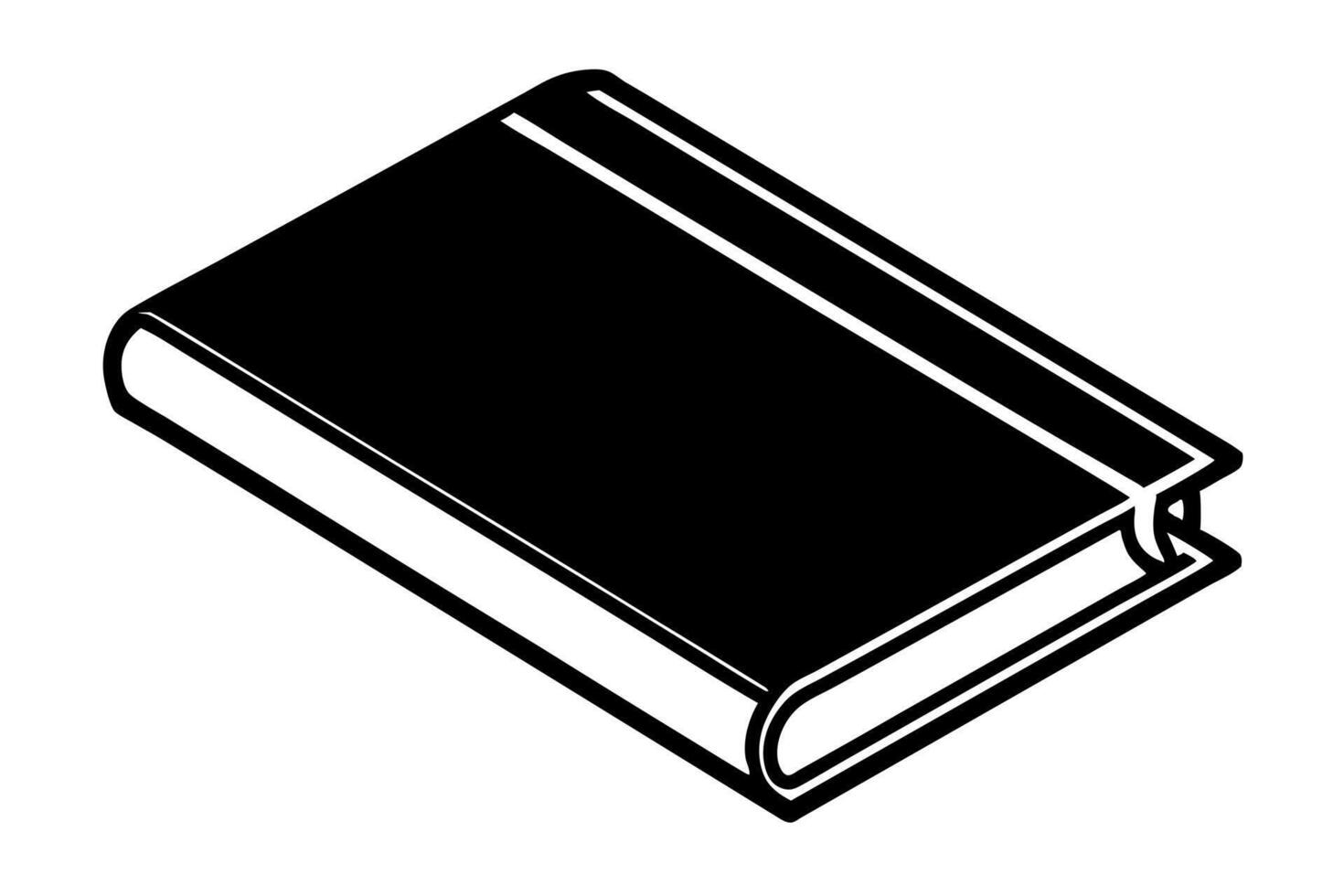 Book icon isolated on white background illustration vector