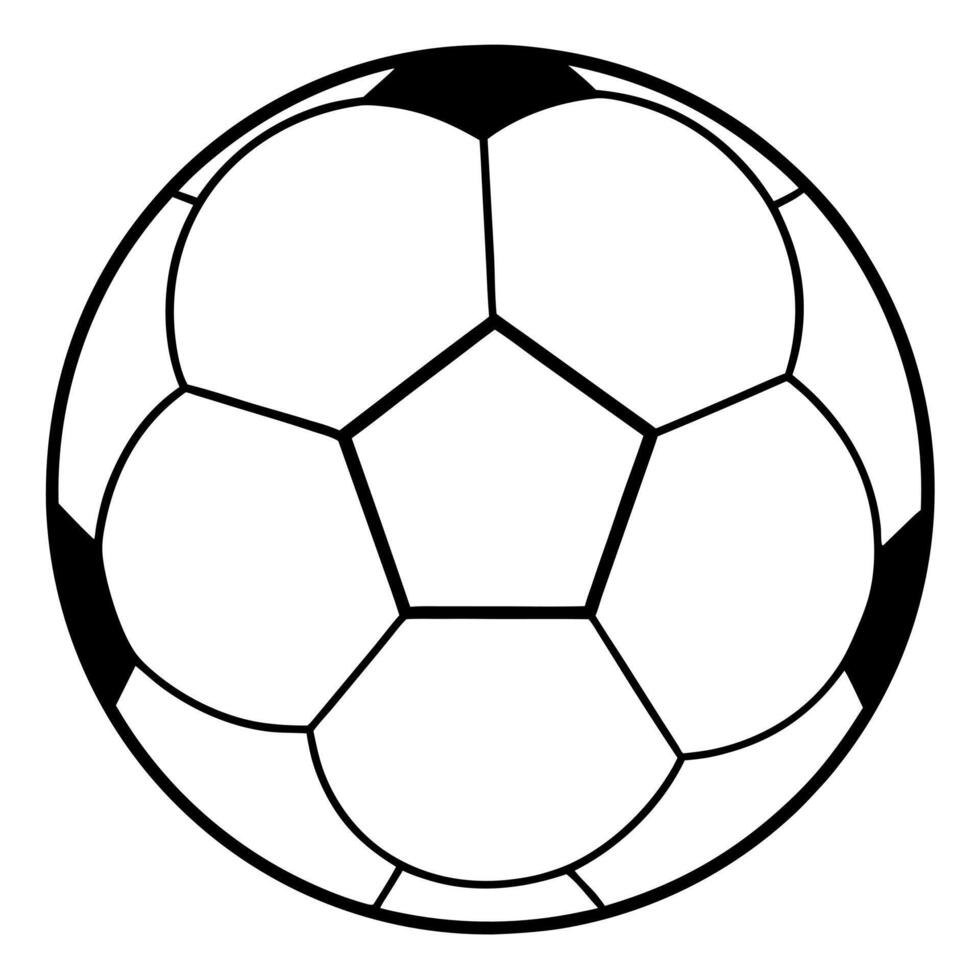 soccer, illustration line art vector