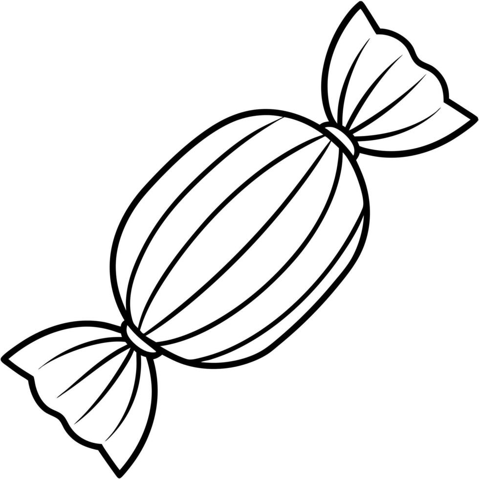 candy, illustration line art vector