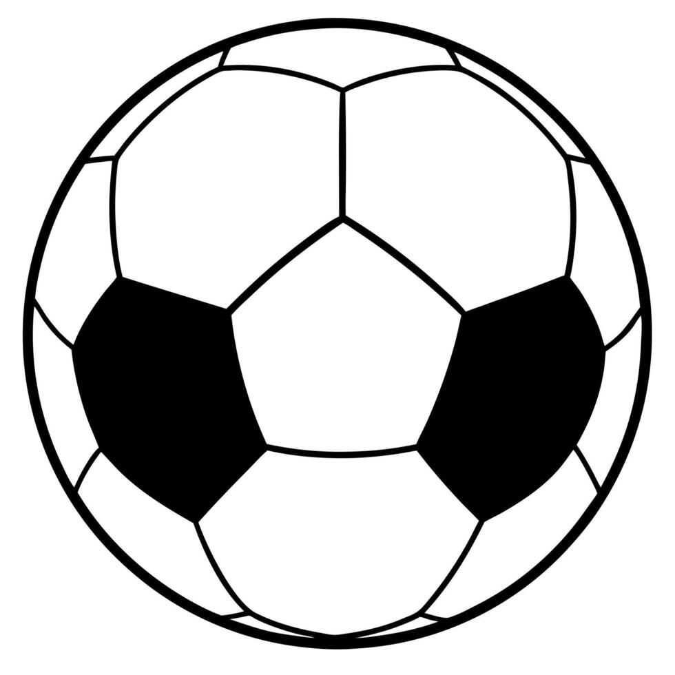 soccer , illustration line art vector
