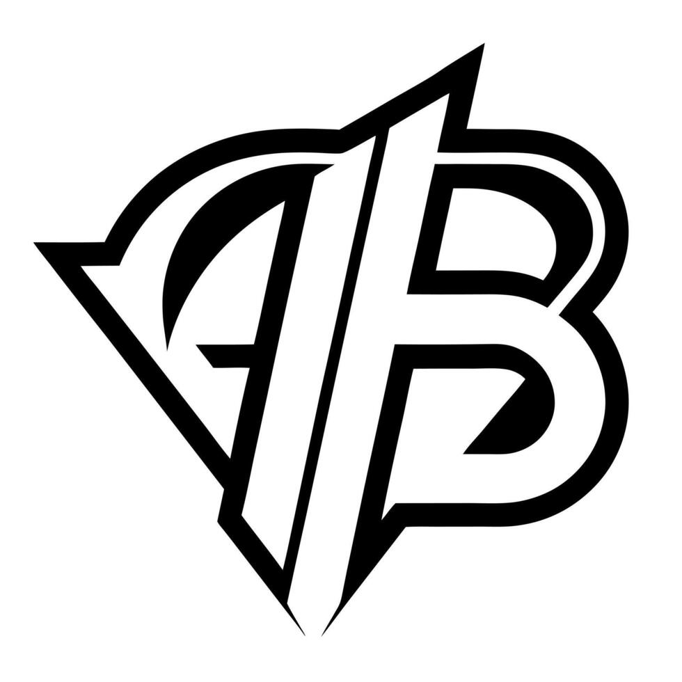 logotype, bold, illustration line art vector