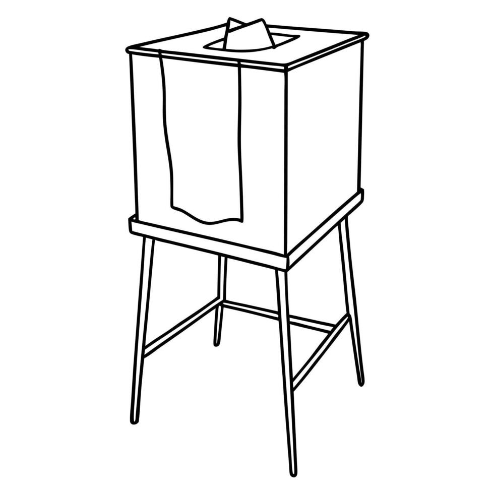 vote, illustration line art vector