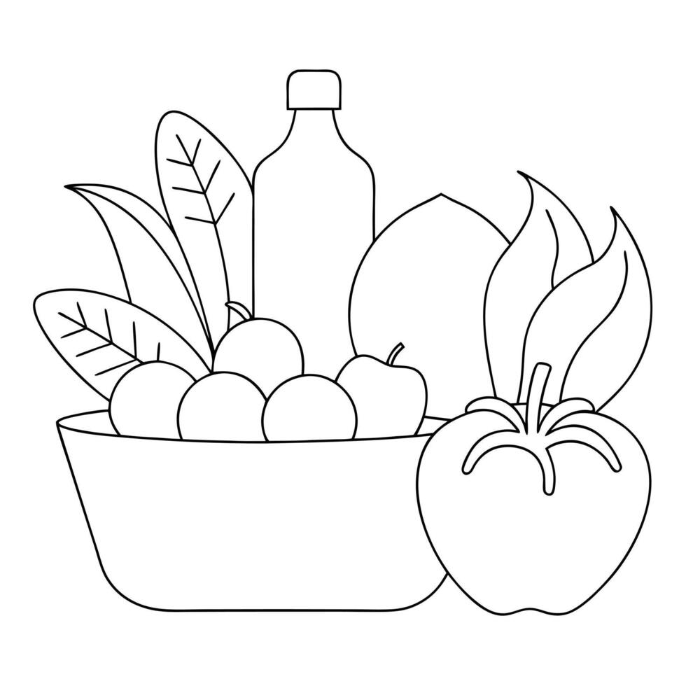 organic, illustration line art vector
