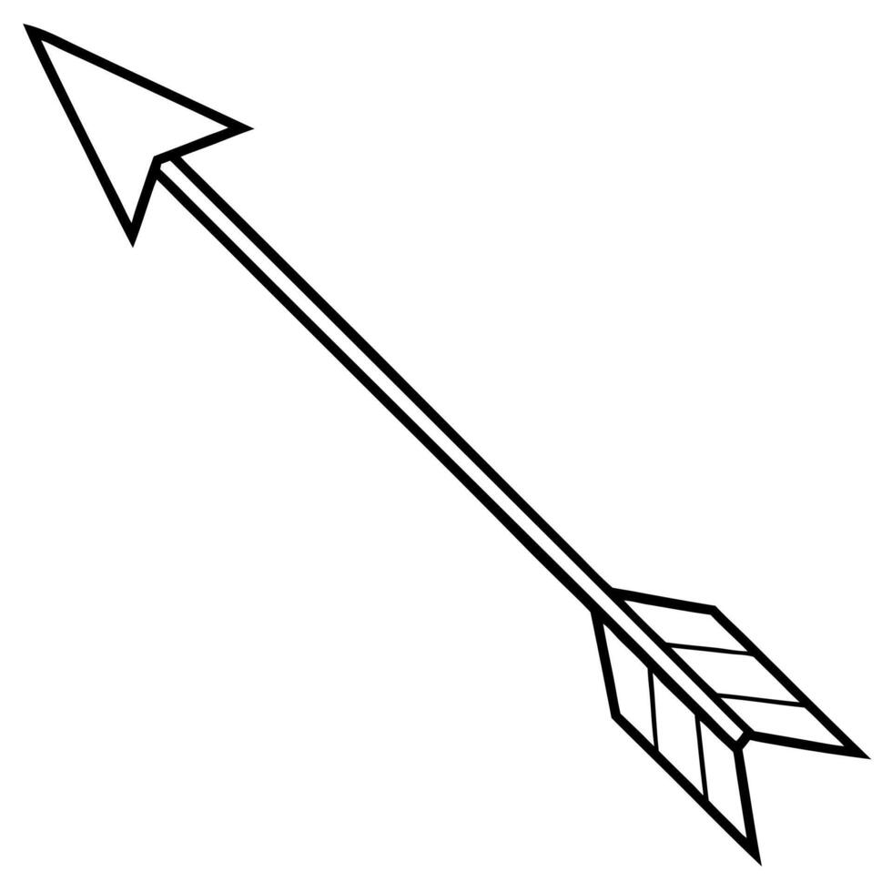 arrow, illustration line art vector
